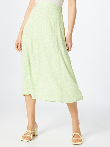 Monki Skirt in Green: front