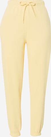 PIECES Tapered Pants 'Chilli' in Yellow: front