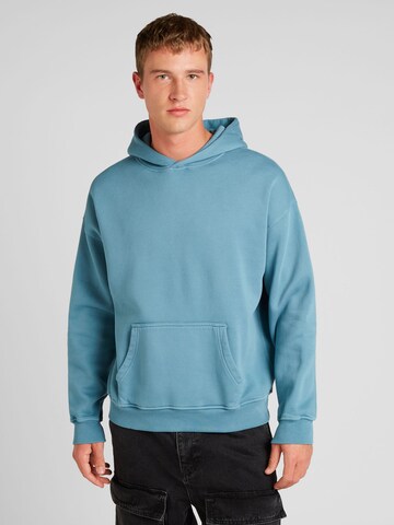 Abercrombie & Fitch Sweatshirt 'ESSENTIAL' in Blau: predná strana