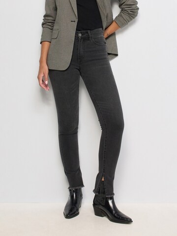 Salsa Jeans Skinny Jeans 'Destiny' in Zwart: voorkant