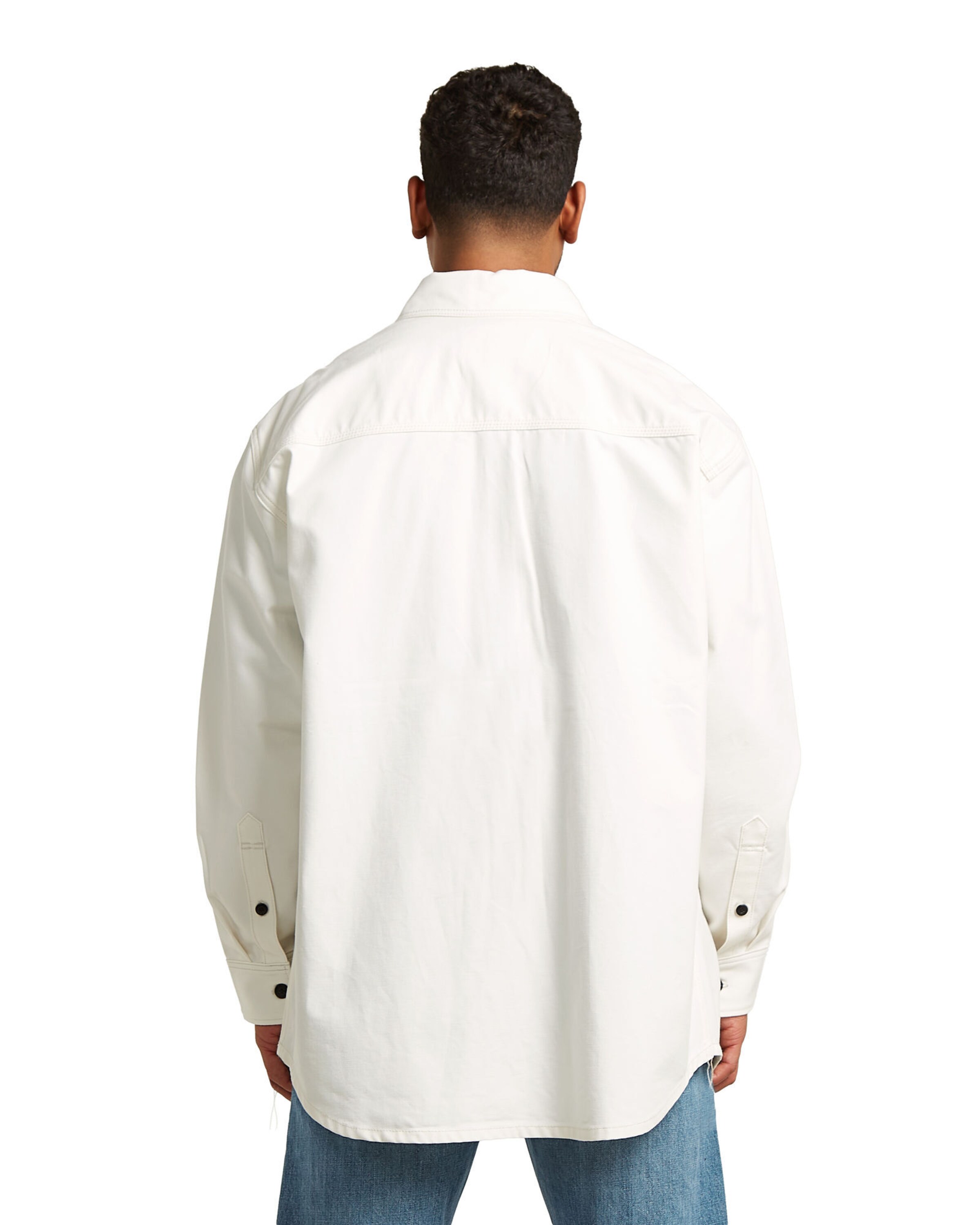G-STAR Regular fit Zakelijk overhemd 'Relaxed 2-Pocket Shirt' in Wit
