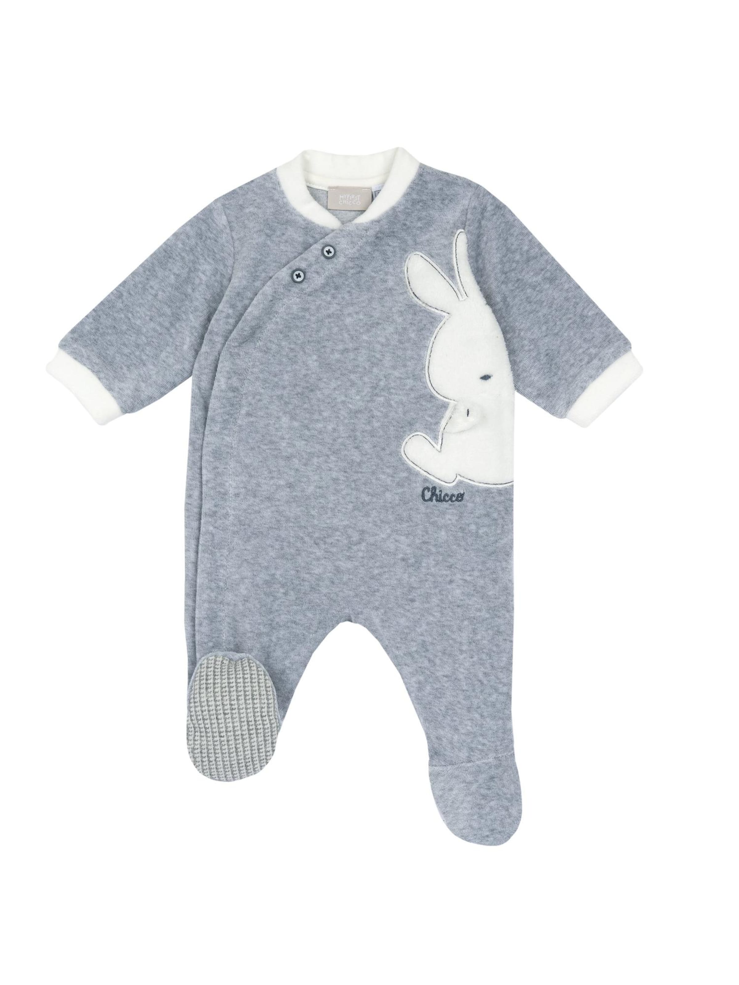 Chicco Pyžamo - Sivá: predná strana
