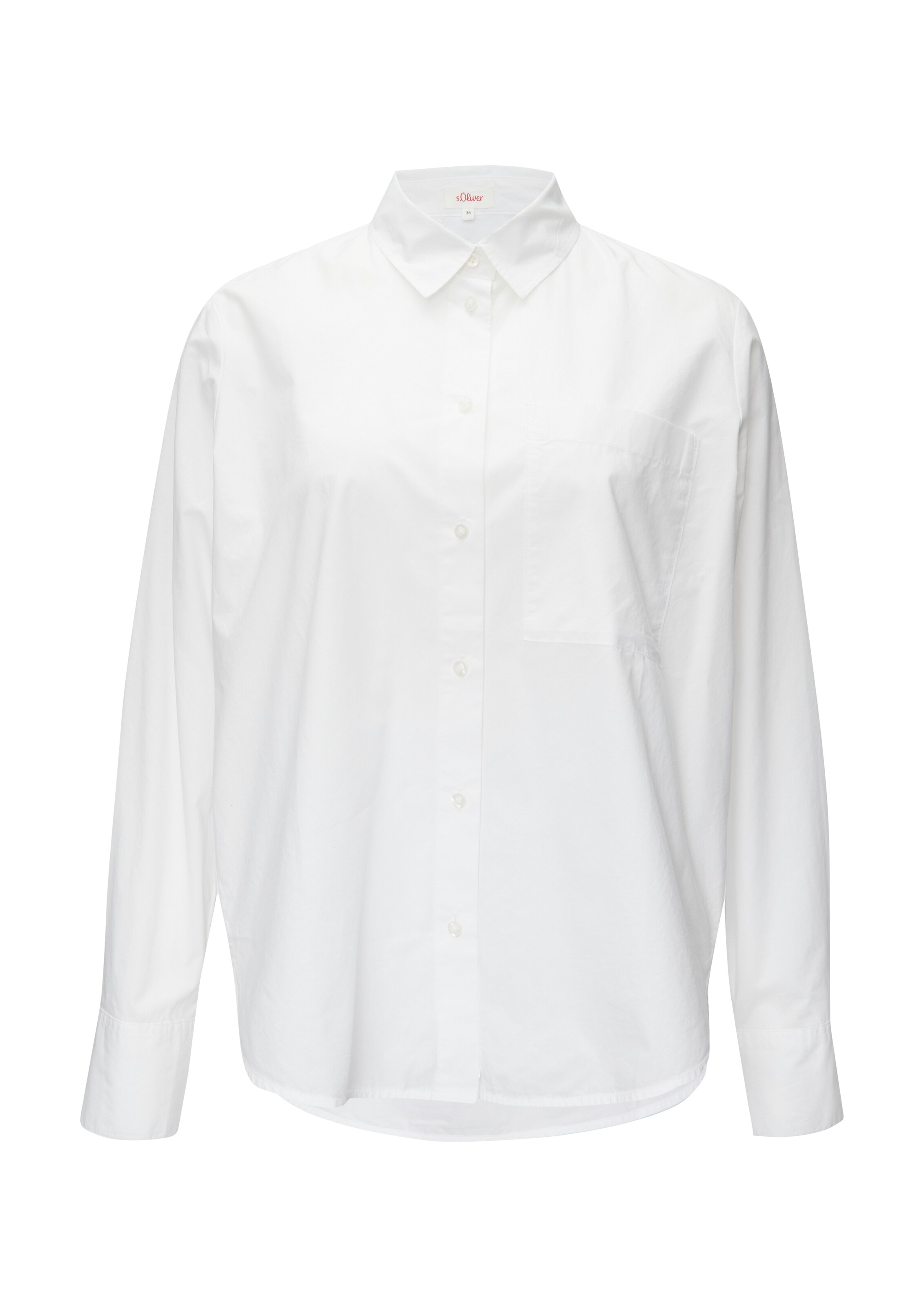 s.Oliver Bluse in Weiß: Vorderseite