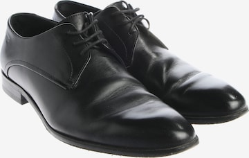 HUGO Halbschuhe 41,5 in Schwarz: Vorderseite