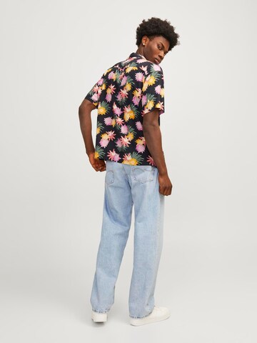 JACK & JONES Comfort fit Overhemd 'JJLUKE TAMPA' in Blauw