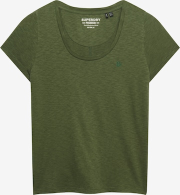 T-shirt 'Studios' Superdry & Co en vert : devant