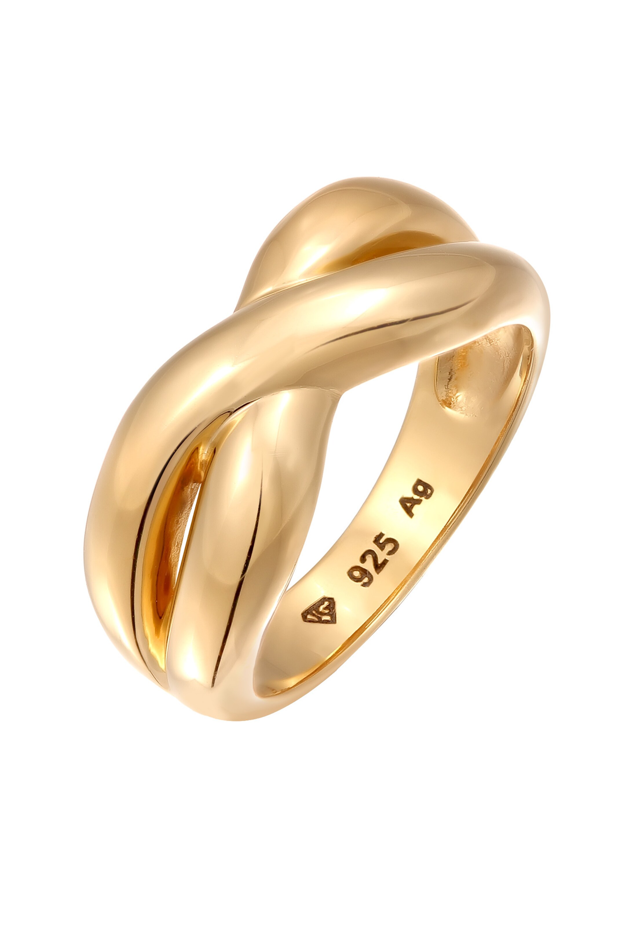 ELLI PREMIUM Ring in Goud: voorkant