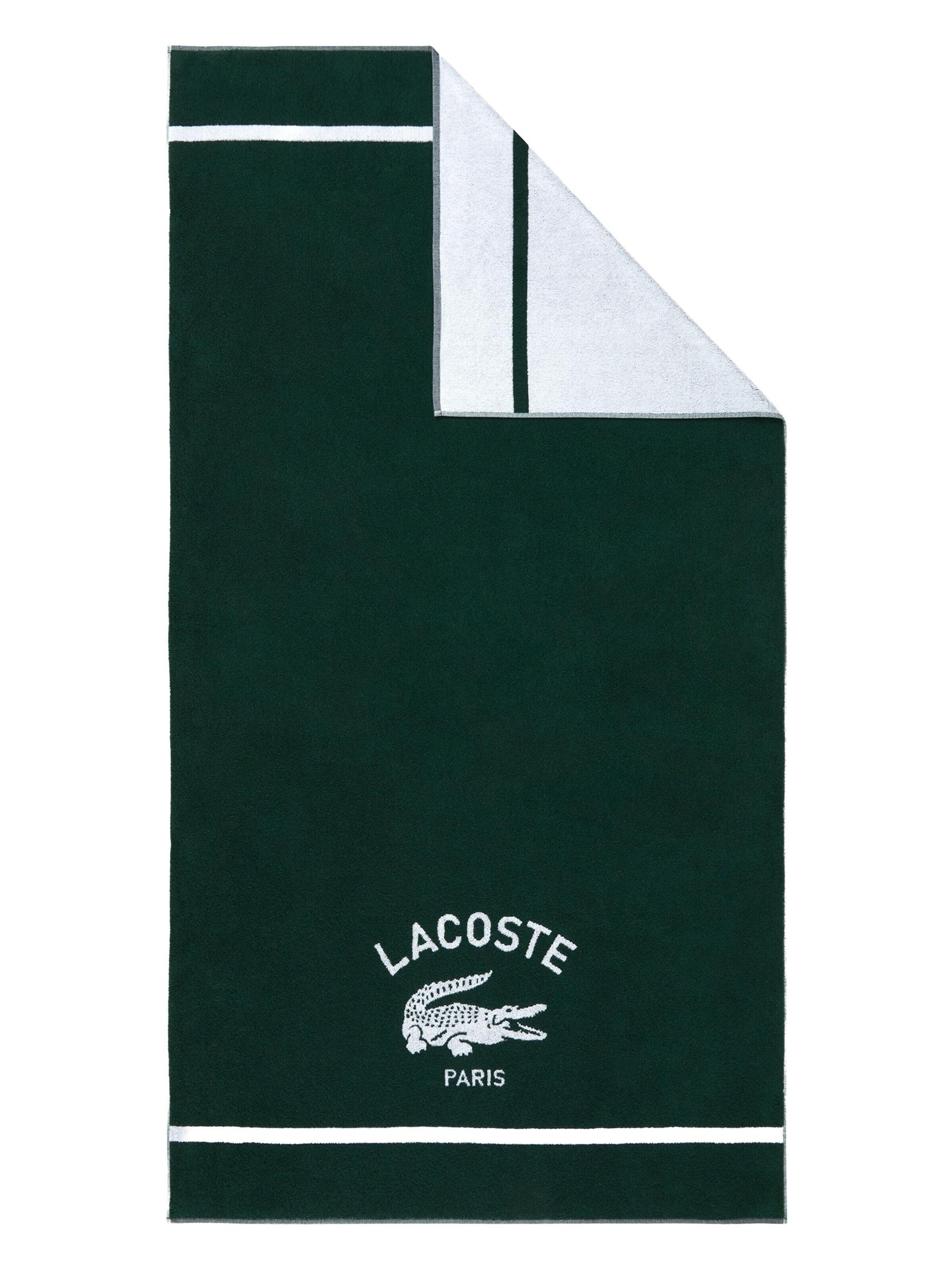 LACOSTE Beach Towel 'LORIGINE' in Green