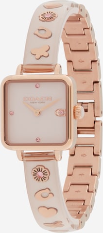 rožinė COACH Analoginis (įprasto dizaino) laikrodis 'Cass': priekis