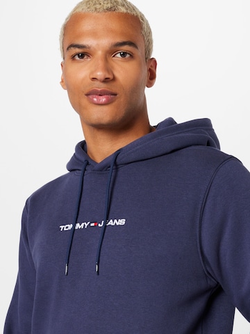 Tommy Jeans Mikina – modrá