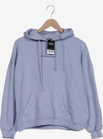 Missguided Petite Sweatshirt & Zip-Up Hoodie in S in Blue: front