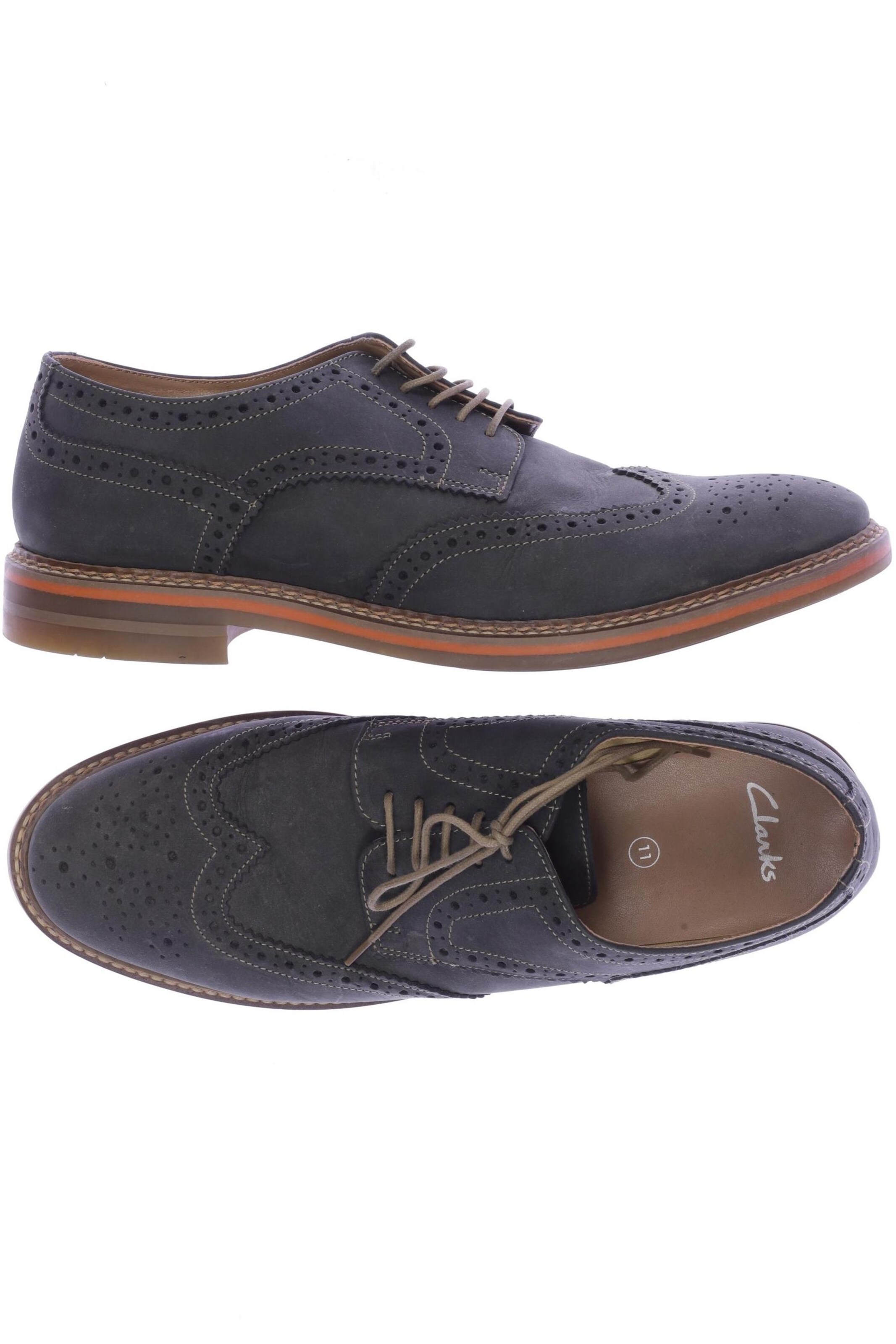 CLARKS Flats & Loafers in 45,5 in Grey: front