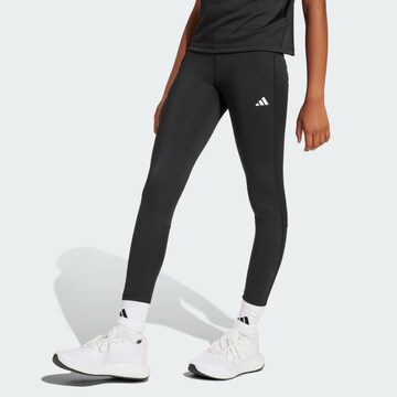 ADIDAS PERFORMANCE Skinny Sportnadrágok - fekete: elől
