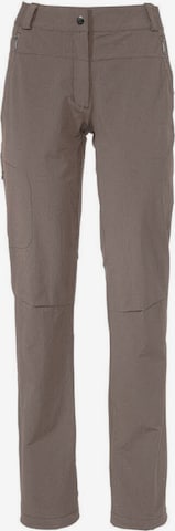 VAUDE Regular Outdoor Pants 'Farley P III ' in Grey: front
