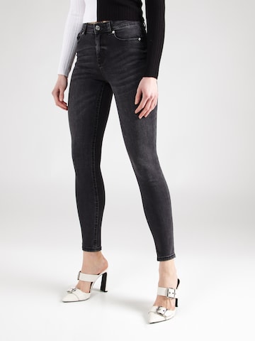 Skinny Jeans de la Dorothy Perkins pe negru: față