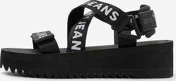 Tommy Jeans Sandále - Čierna: predná strana