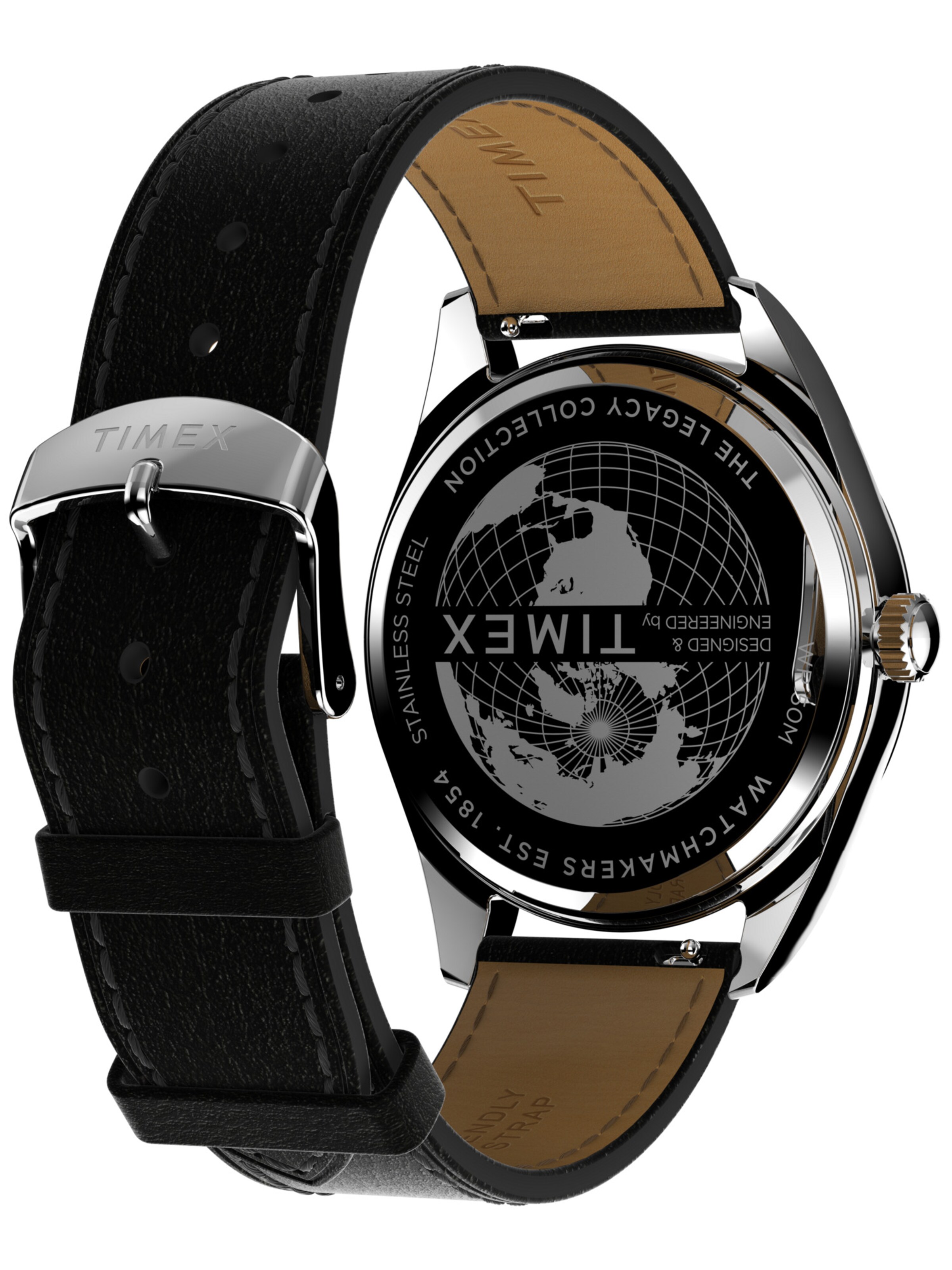 TIMEX Analoguhr 'Legacy' in Schwarz