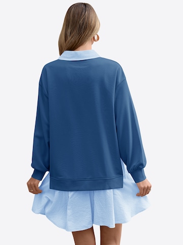 Rochie de la Imily Bela pe albastru: spate