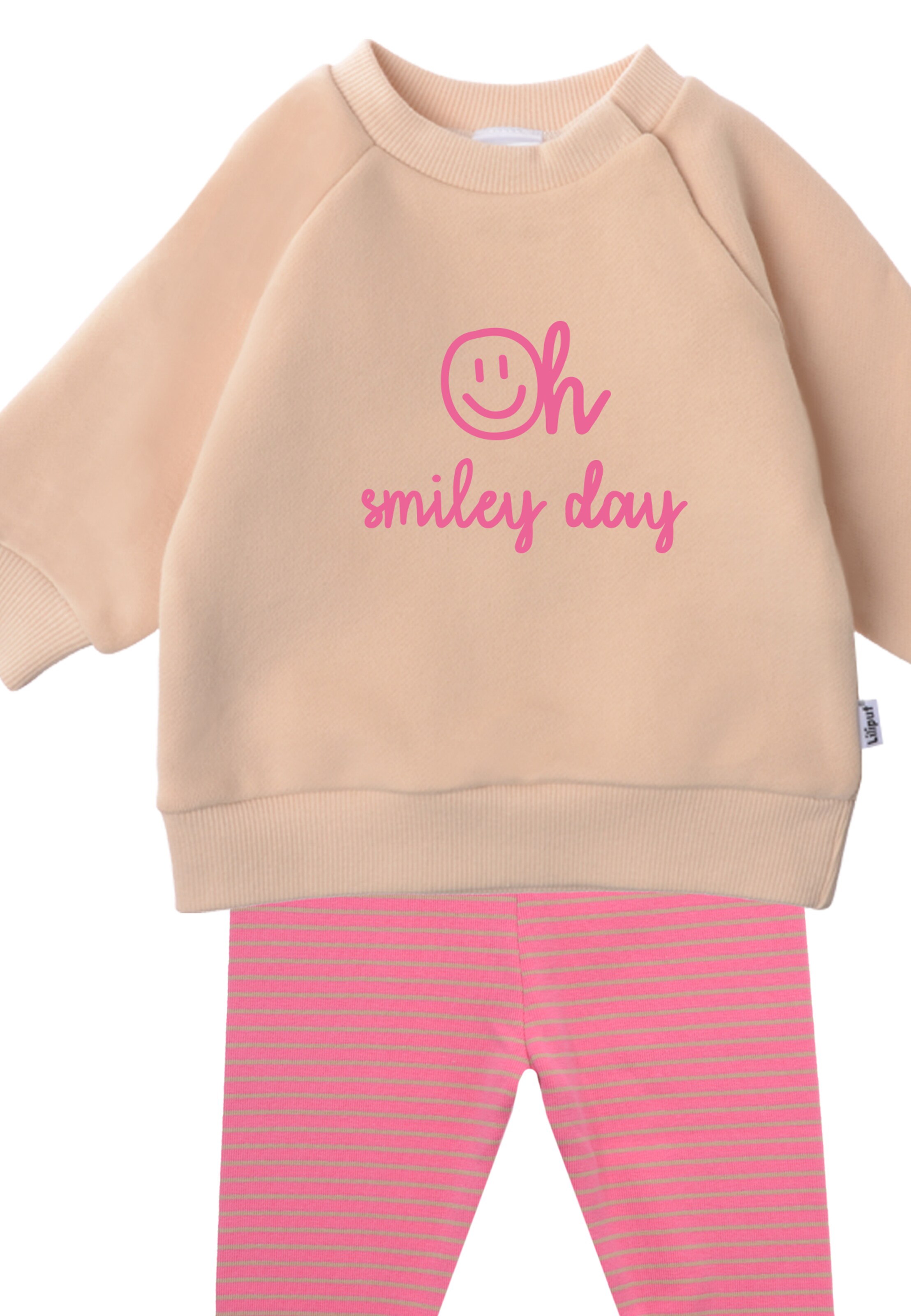LILIPUT Set 'Oh smiley day' in Beige