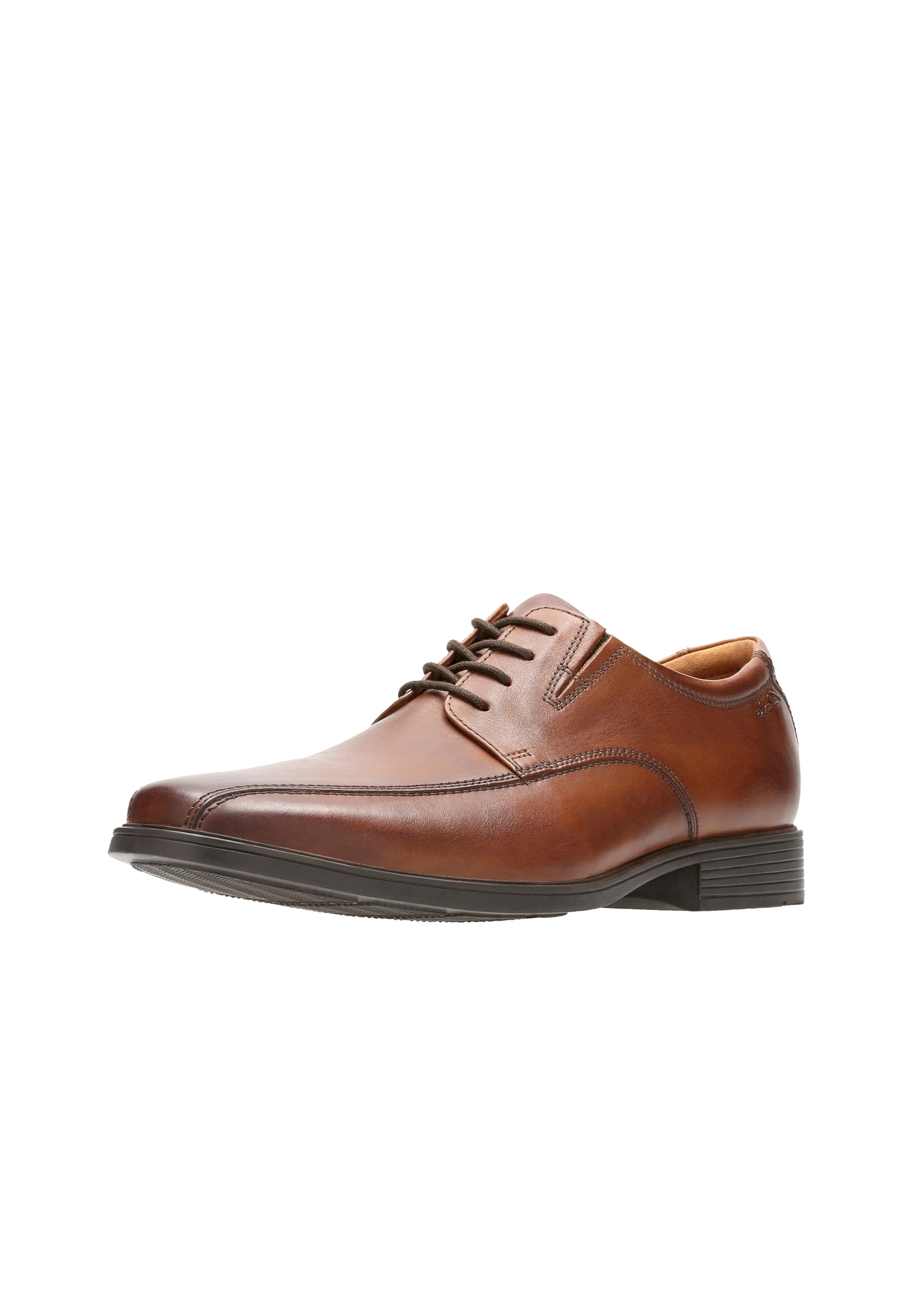 CLARKS Lace-up shoe 'Tilden' in Brown: front