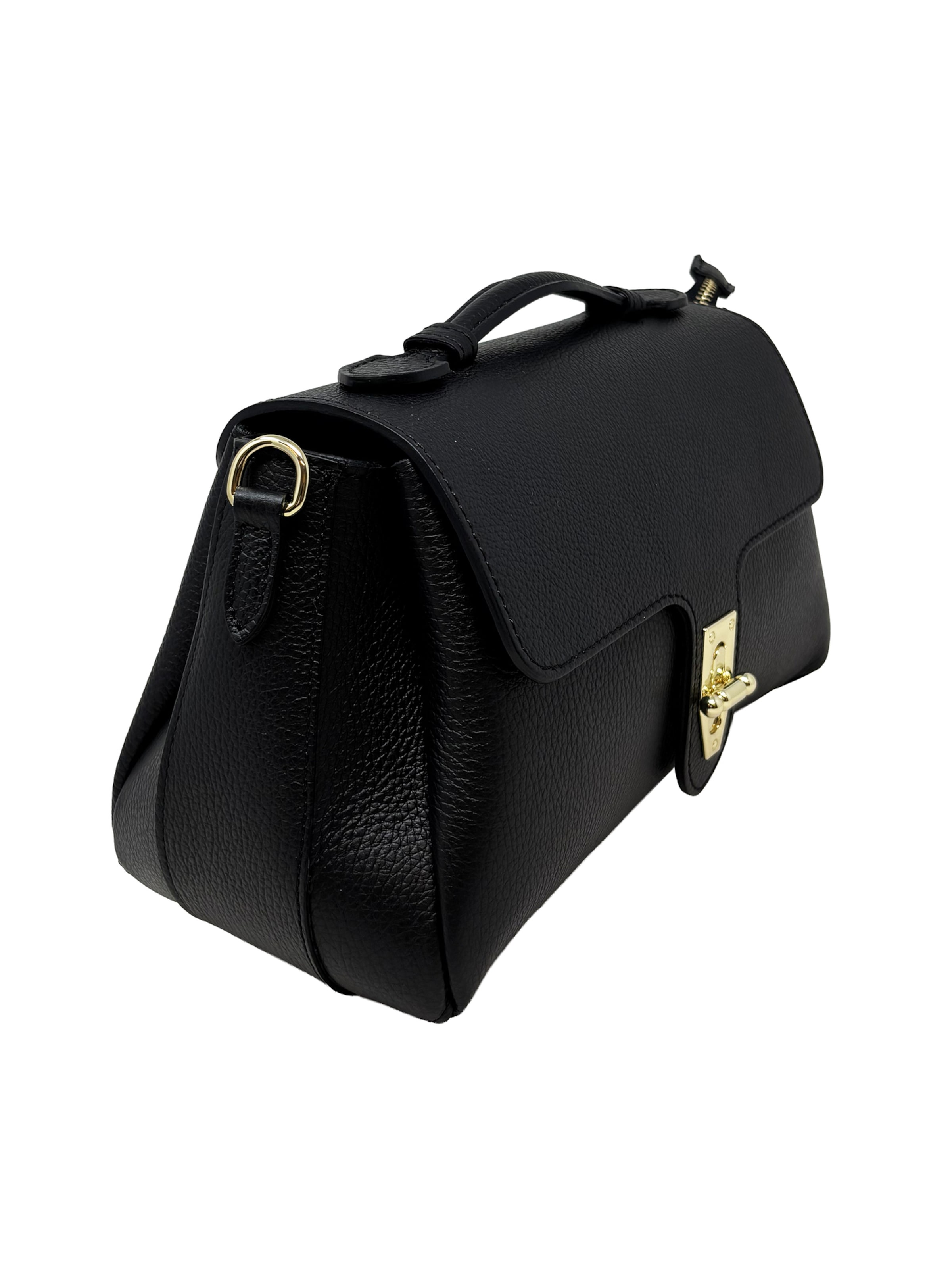 CHICCA BORSE Handtasche in Schwarz
