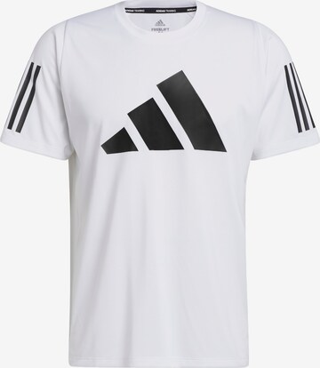 T-Shirt fonctionnel 'Free Lift' ADIDAS PERFORMANCE en blanc : devant