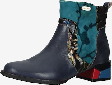 Laura Vita Ankle Boots in Blue: front