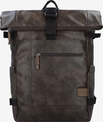 CAMEL ACTIVE Backpack 'Laos' in Brown: front