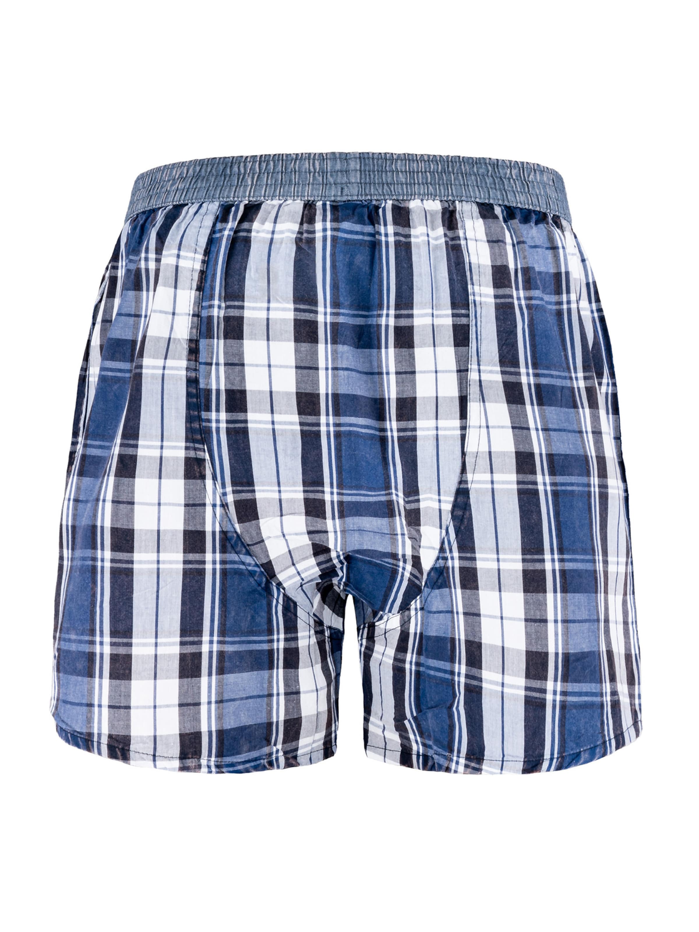 Luca David Boxershorts ' Olden Glory ' in Blauw