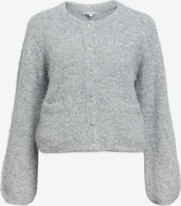 Cardigan 'OBJSAGGIA' OBJECT en gris : devant