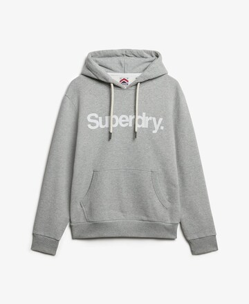 Sweat-shirt Superdry en gris : devant