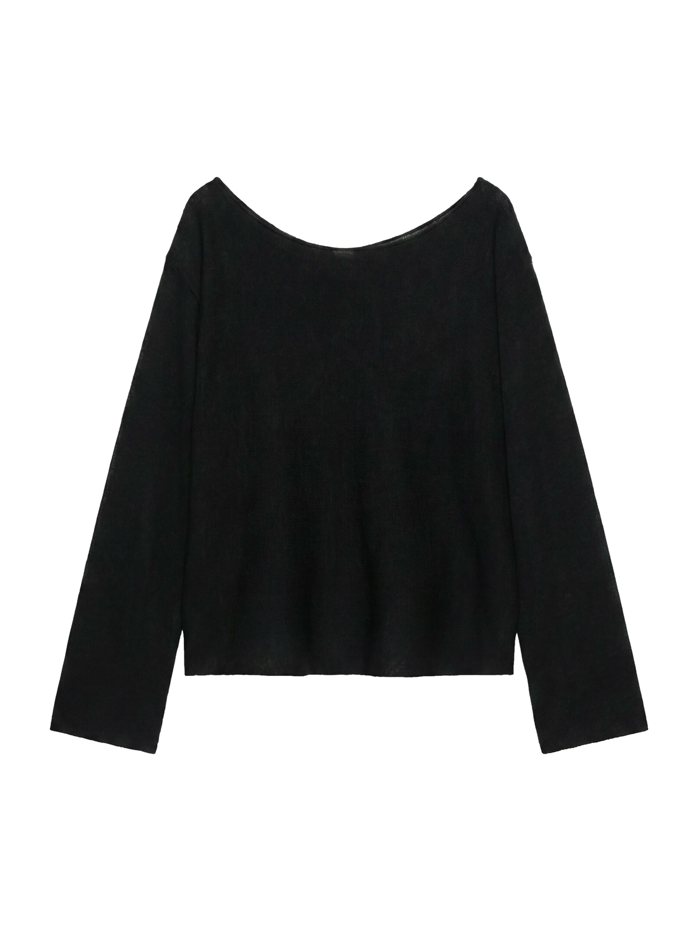 Pull&Bear T-shirt en XS en noir, Vue avec produit