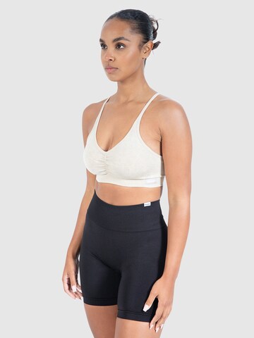 Smilodox Bustier Sport bh in Beige