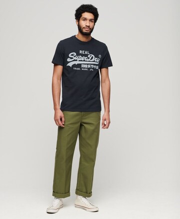 Superdry T-Shirt in Blau
