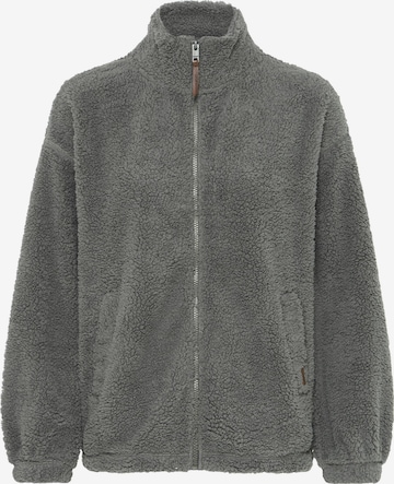 Oxmo - Casaco em moletão ' OXBERINA ' em cinzento: frente