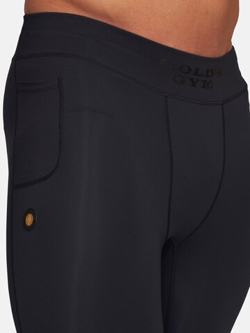 GOLD´S GYM APPAREL Skinny Workout Pants 'Ken' in Black