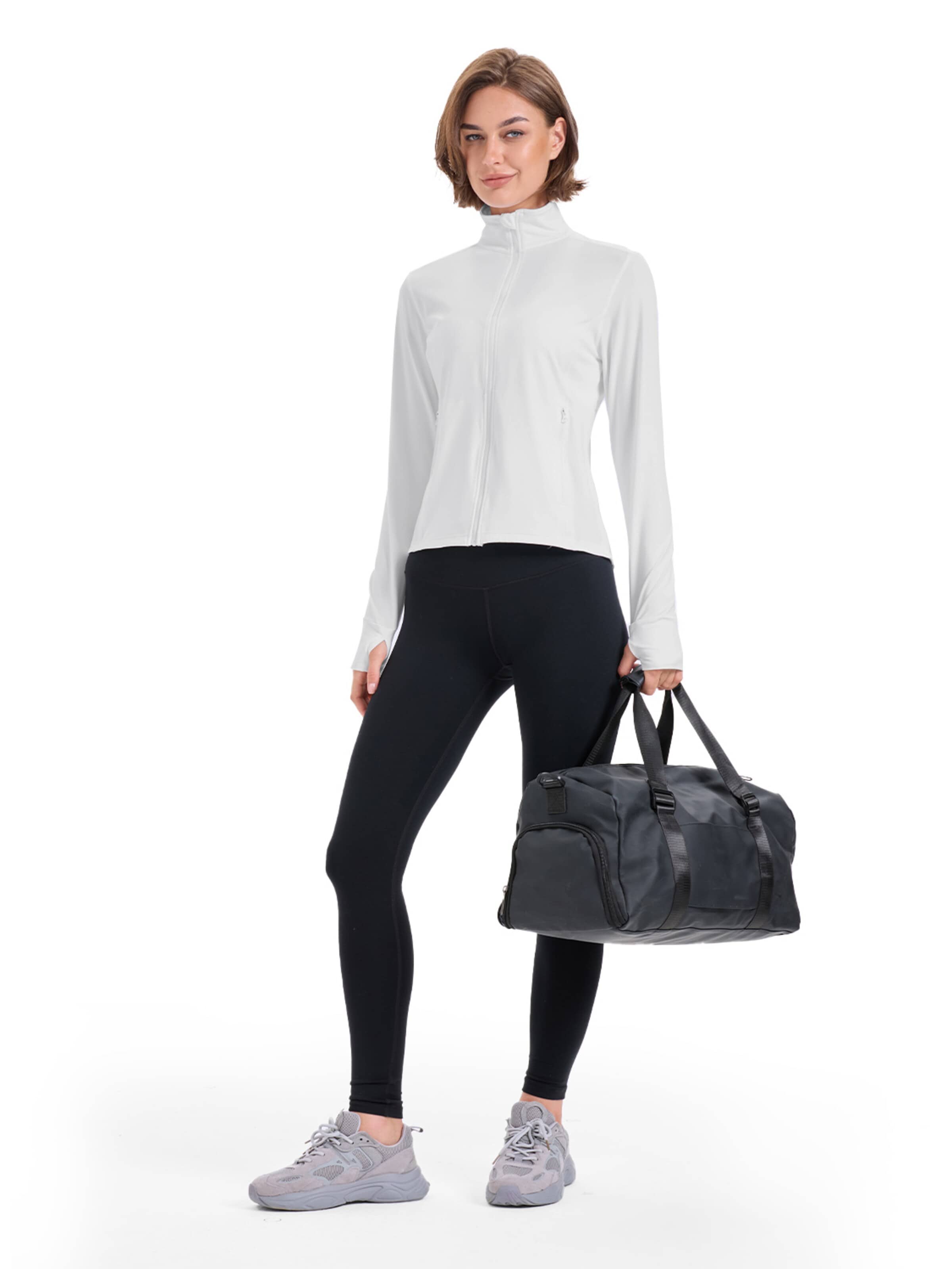 33,000ft Training Jacket '33,000ft Womens Running Jacket' in White
