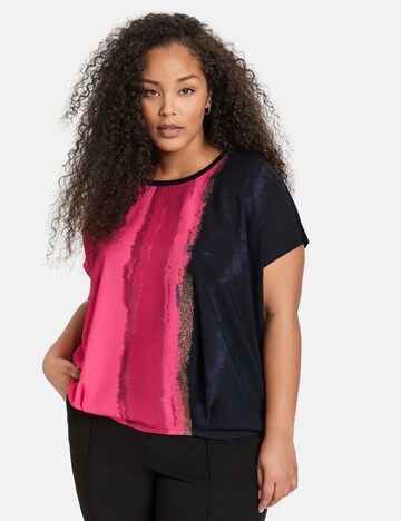 SAMOON Shirt in Roze: voorkant