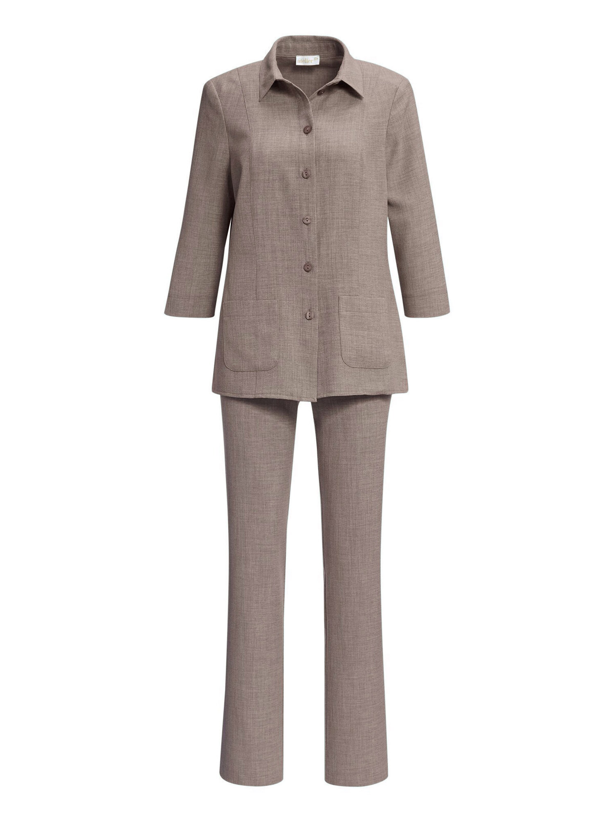 Goldner Pantsuit in Brown: front
