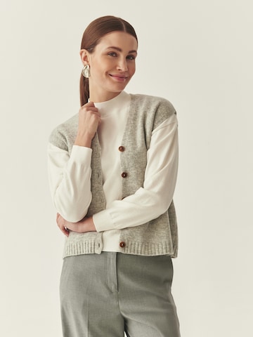 TATUUM Damenweste Strickware ELVA in Grau: Vorderseite