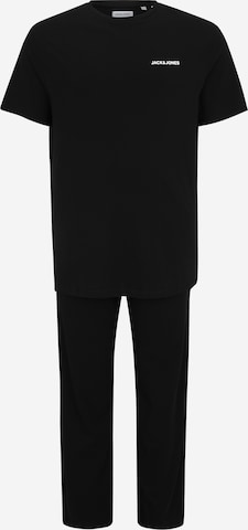 juoda Jack & Jones Plus Ilga pižama 'JACEVEREST': priekis