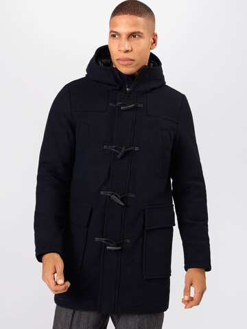 Manteau mi-saison Superdry en bleu : devant