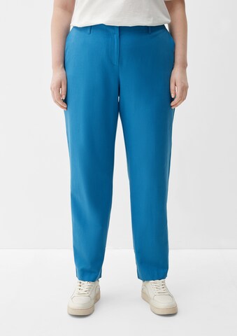 TRIANGLE Regular Broek in Blauw: voorkant