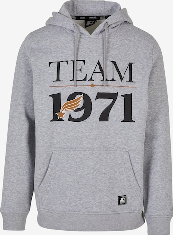 Sweat-shirt 'Team 1971' Starter Black Label en gris : devant