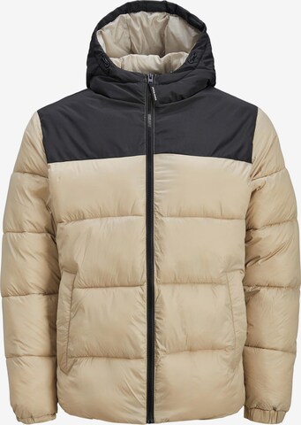 Veste mi-saison 'Toby' JACK & JONES en beige : devant