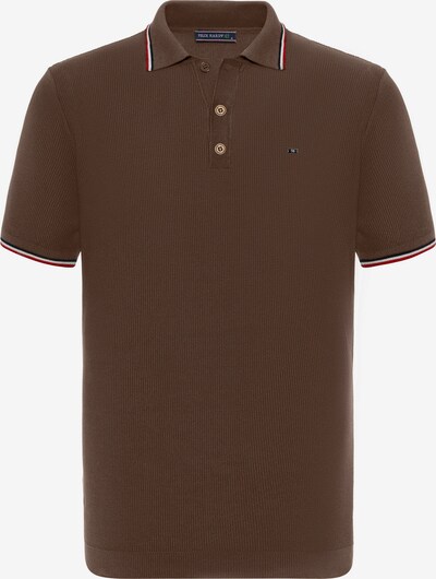 Felix Hardy T-shirt i marinblå / mörkbrun / röd / vit, Produktvy