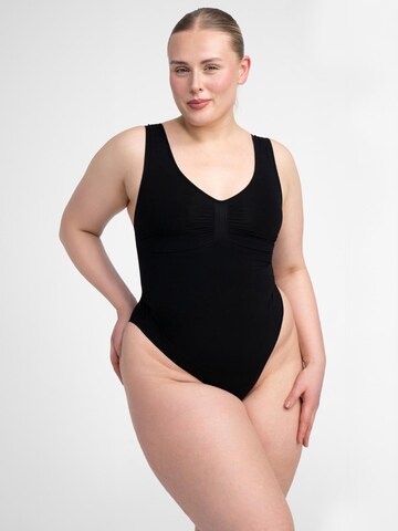 Body modelant 'Tank Bodysuit Sculpting Shapewear mit String' cfab (formerly creamy fabrics) en noir