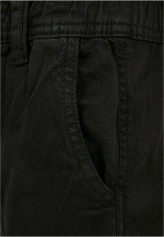 Urban Classics Tapered Trousers in Black