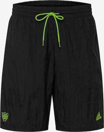 ADIDAS PERFORMANCE - Pantalón deportivo 'Donovan Mitchell Foundation' en negro: frente
