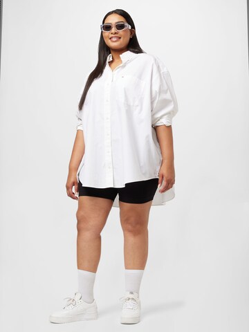Camicia da donna di Tommy Jeans Curve in bianco